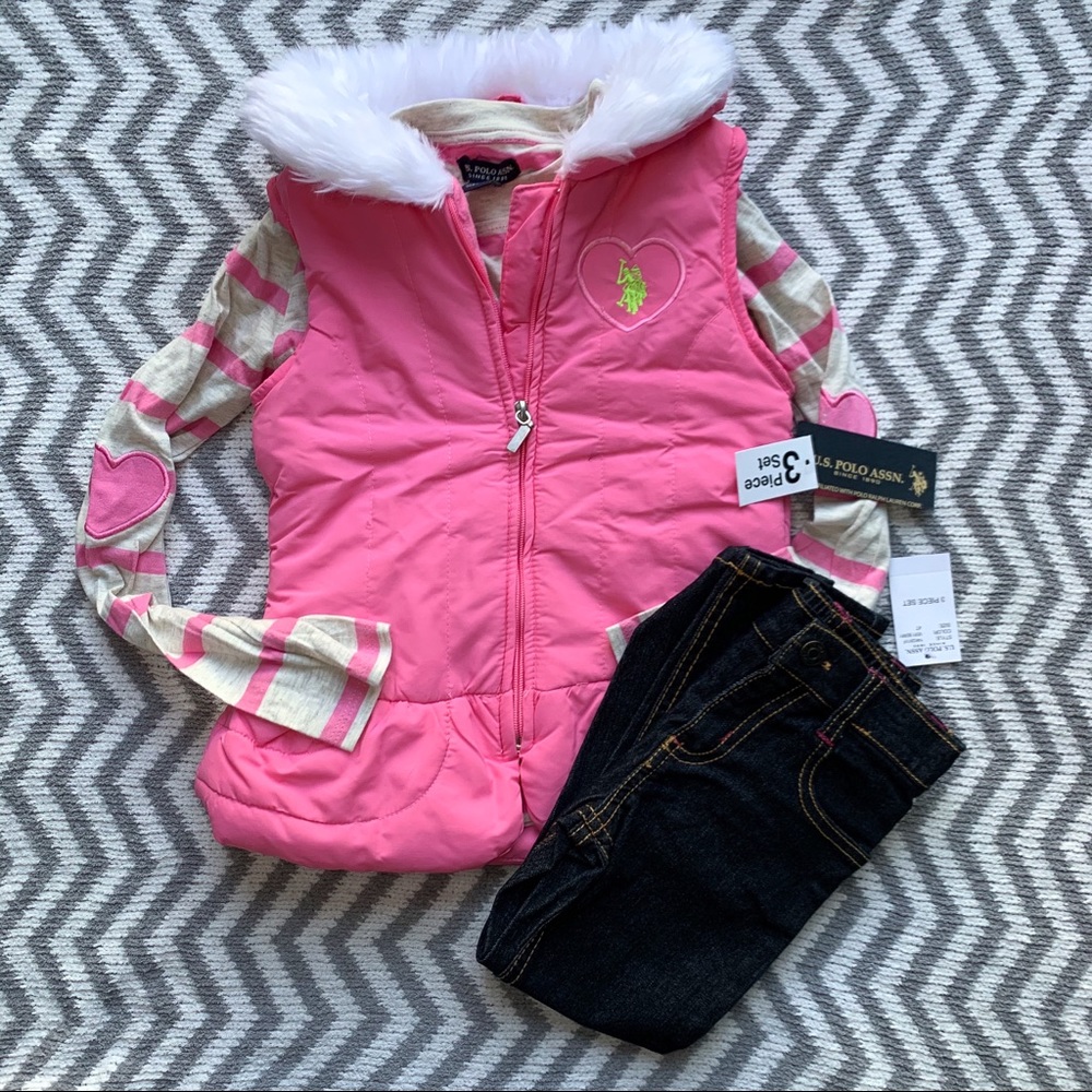 PRICE DROPPED🔻NWT Polo Outfit 3pcs